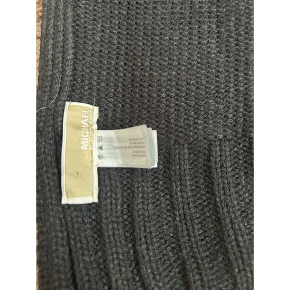 MICHAEL KORS BLACK SILVER Studded Scarf & Beanie Hat Separates S783-0010 & 0007 - Picture 3 of 3